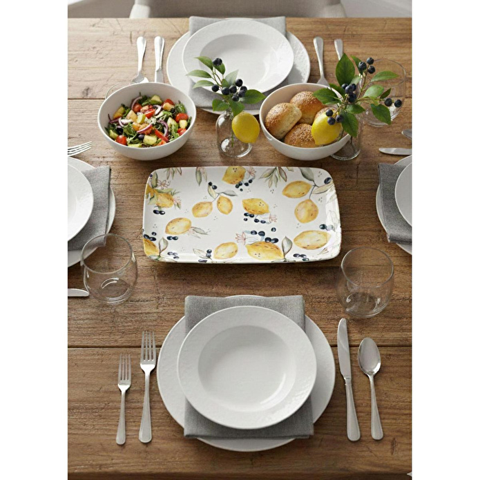 The Mia Limoncello Dikdörtgen Servis 35x16 Cm Lmn021