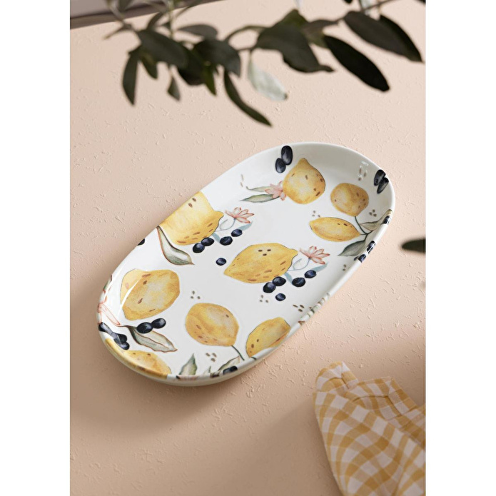 The Mia Limoncello Oval Servis 2li 29 Cm Lmn024