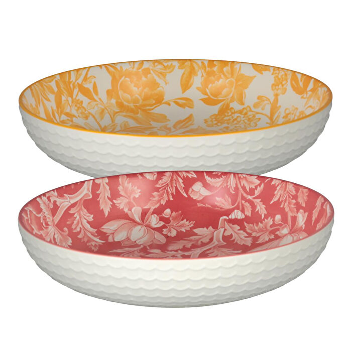 Lucky Art Aurea 2li Seramik Derin Tabak Set 22cm