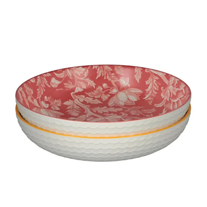 Lucky Art Aurea 2li Seramik Derin Tabak Set 22cm