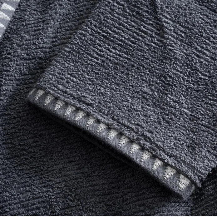 Green Black Tria Aile Bornoz Seti 10 Parça %100 Pamuk Jakarlı Krem-lacivert