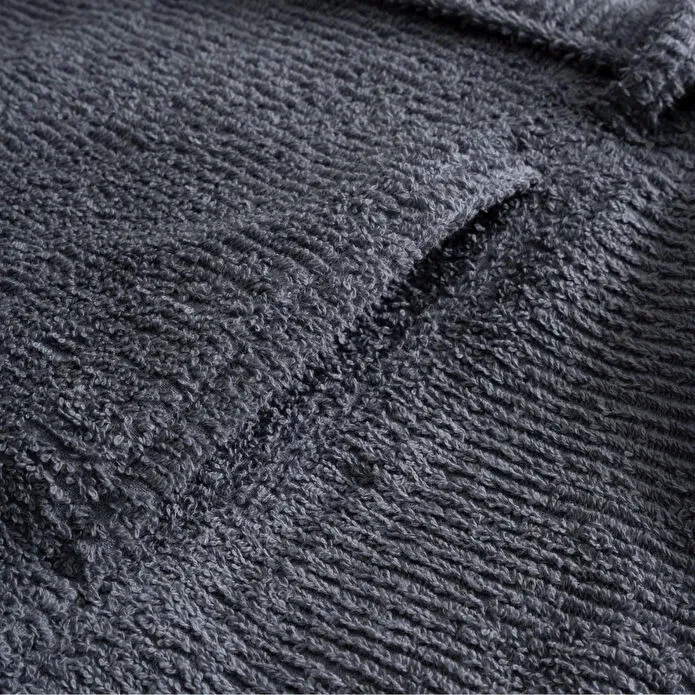 Green Black Tria Aile Bornoz Seti 10 Parça %100 Pamuk Jakarlı Krem-lacivert