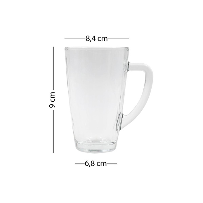 Rakle Nutcracker 2'li Kupa Seti Mavi-kırmızı 400 Cc