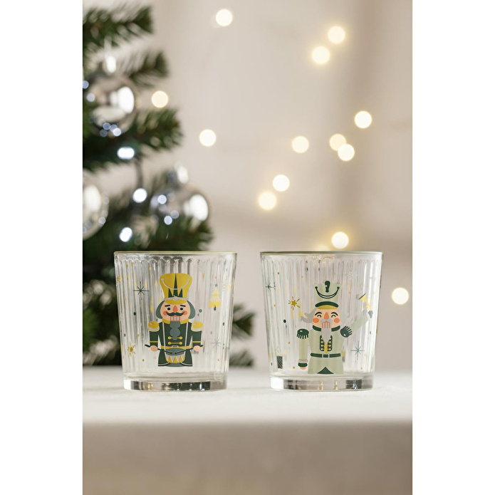 Rakle Magical Christmas Optic 2'li Su Bardağı Seti 360 Cc
