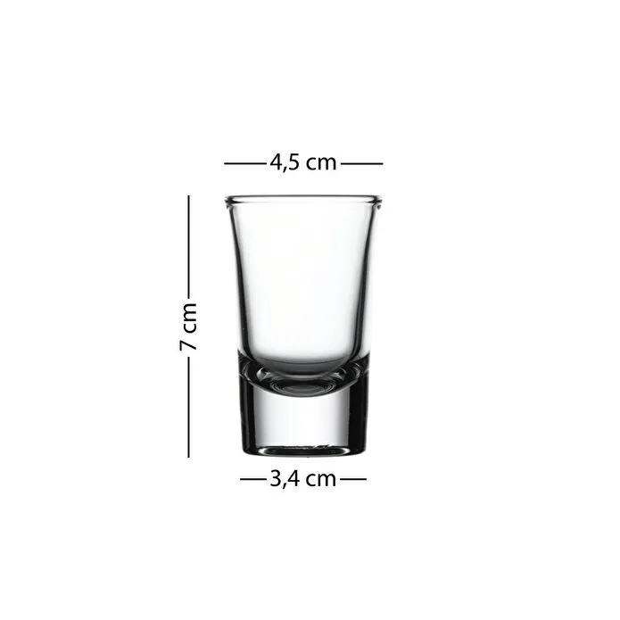 Rakle Jüpiter 4'lü Shot Bardağı Seti 34 Cc