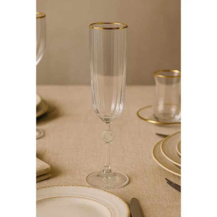 Rakle Elite Gold 4'lü Kahve Yanı Bardağı Seti 150 Cc