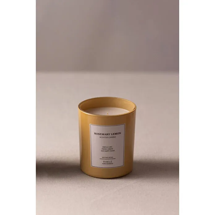 Rakle Le Jardin Rosemary Lemon Kokulu 2'li Mum Seti Sarı 120 Gr - 200 Gr