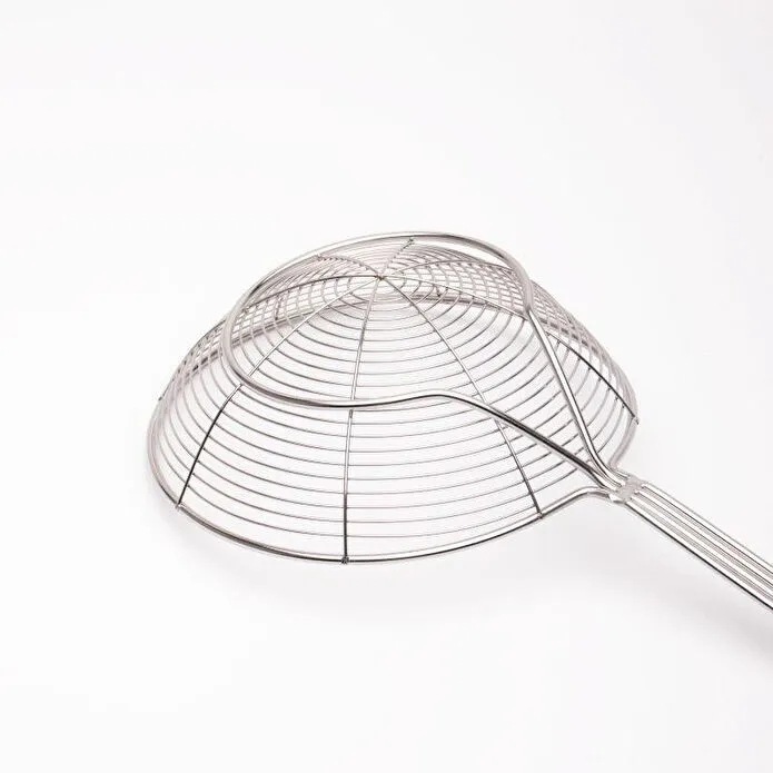 Emaylab Paslanmaz Çelik Kızartma Kevgiri – Metal Saplı Patates, Kabak Ve Sebze Süzgeci