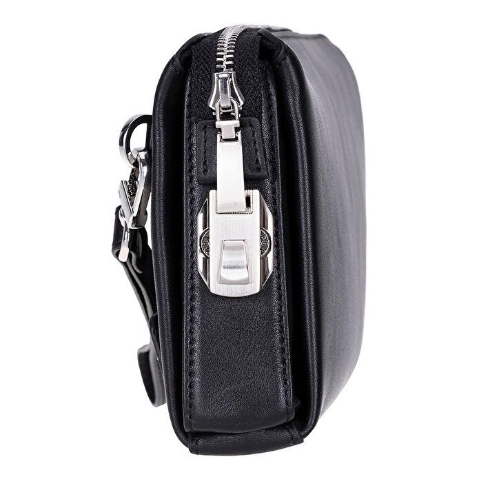 Bloominbag Forte Wrist Onyx Black Unisex Kilitli Clutch Çanta