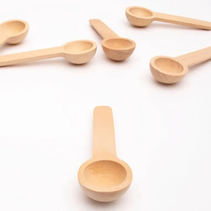 Emaylab Ahşap Bambu Mini Ölçek Baharat Kaşığı 12’li Set – 7 Cm Emaylab