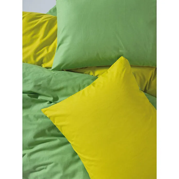 Cozy Home Popping Colors Çift Kişilik Lastikli Çarşaflı Nevresim Takımı Sage Sarı-yeşil
