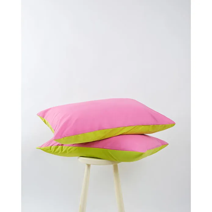 Cozy Home Popping Colors Yastık Kılıfı Dazzle Pembe-sarı 50x70