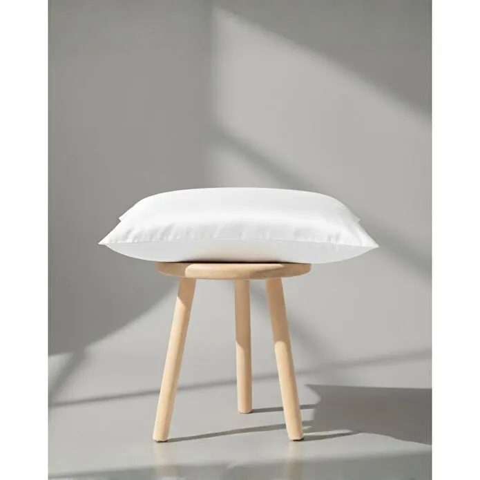 Cozy Home Halo Saten Yastık Kılıfı Beyaz 50x70