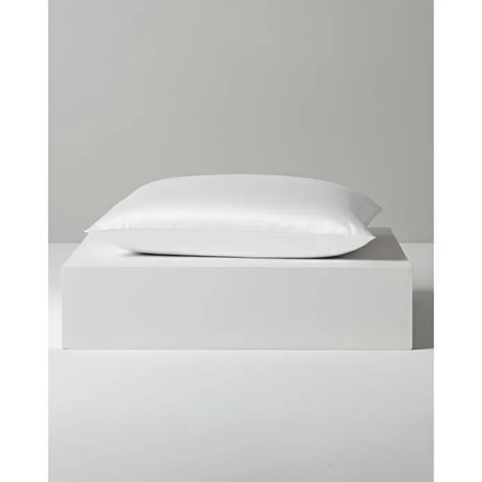 Cozy Home Halo Saten Yastık Kılıfı Beyaz 50x70