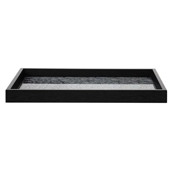 Mudo Home Black - Silver Chic Tepsi̇ 31x42cm