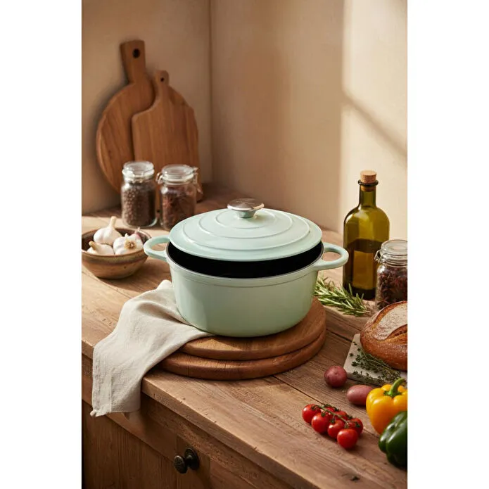 Bernardo Intensa Döküm Tencere Yeşil 24cm