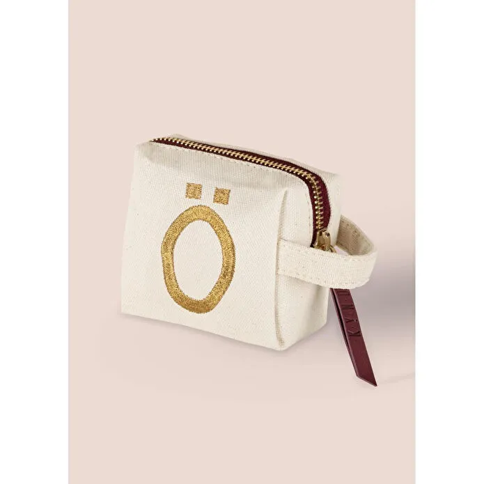 The Mia Harf Nakışlı Çanta Ö 14x12 Cm