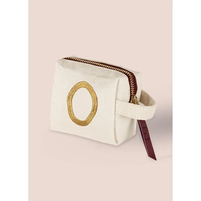 The Mia Harf Nakışlı Çanta O 14x12 Cm