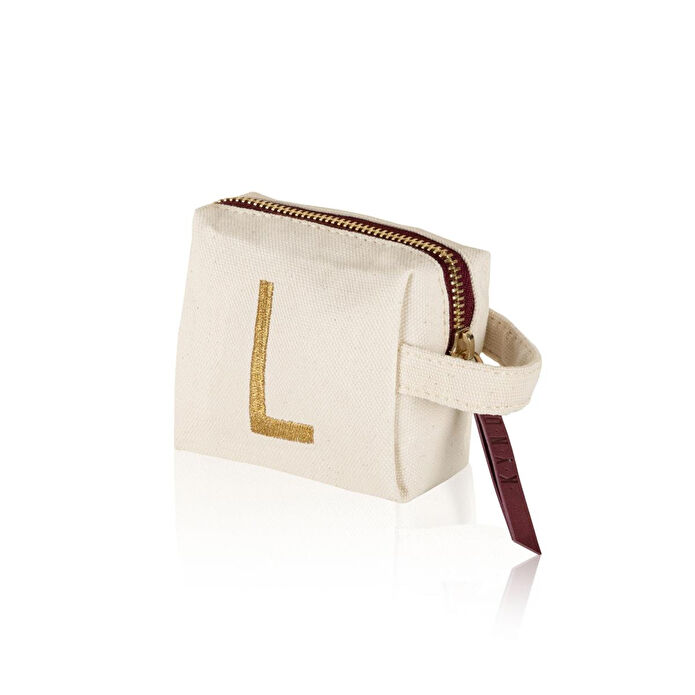 The Mia Harf Nakışlı Çanta L 14x12 Cm