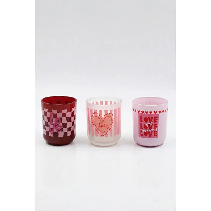 Rakle Love 3'lü Mum Seti 180 Gr