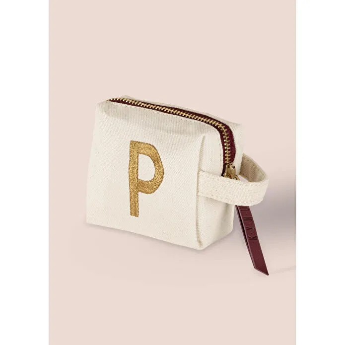 The Mia Harf Nakışlı Çanta P 14x12 Cm