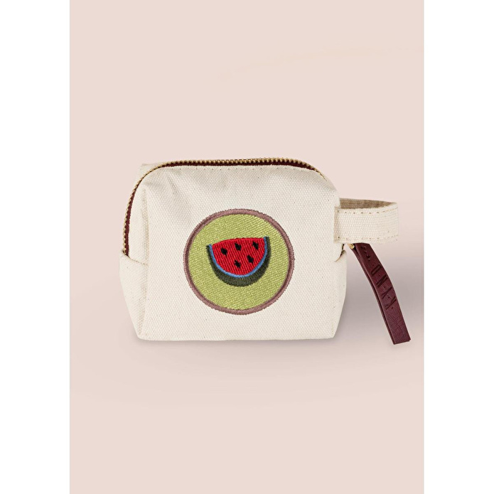 The Mia Meyve Nakışlı Çanta Karpuz 14x12 Cm