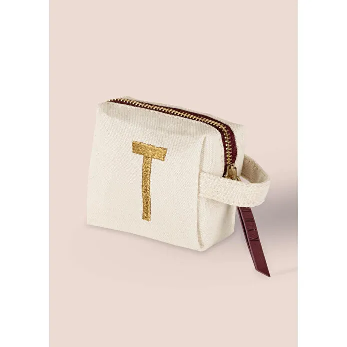 The Mia Harf Nakışlı Çanta T 14x12 Cm