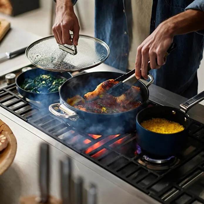 Joseph Joseph Space 28 Cm Kapaklı Sığ Tencere