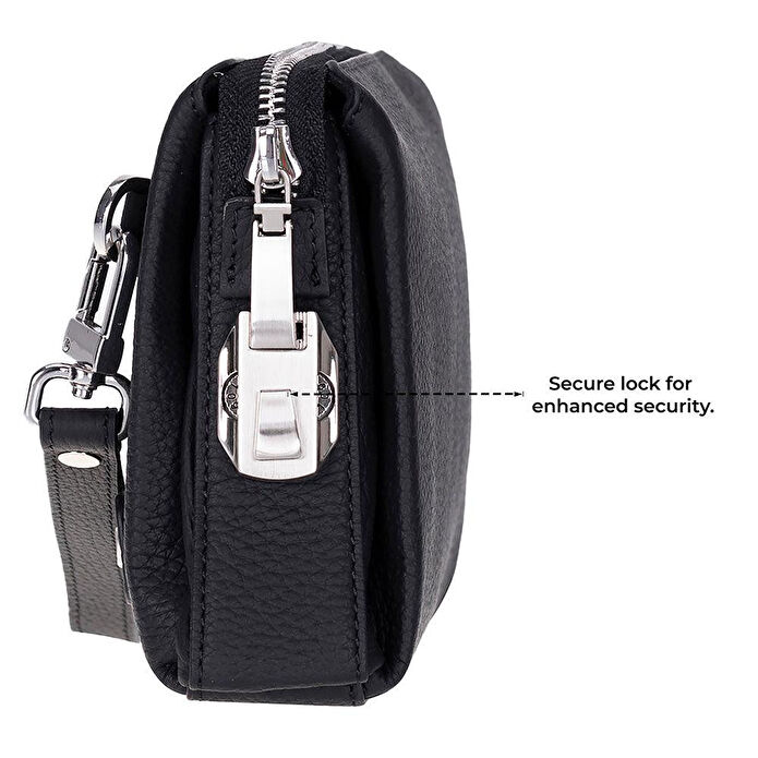 Bloominbag Forte Wrist Ash Smoke Unisex Kilitli Clutch Çanta