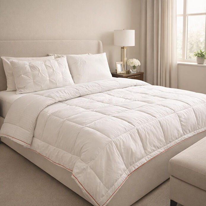 Penelope Premium Plus | Kaz Tüyü İkili Konfor Dengesi Çift Kişilik Uyku Seti