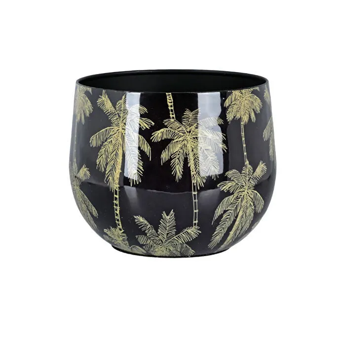 Lucky Art Palm Breeze Dekoratif 3lu Saksı Seti