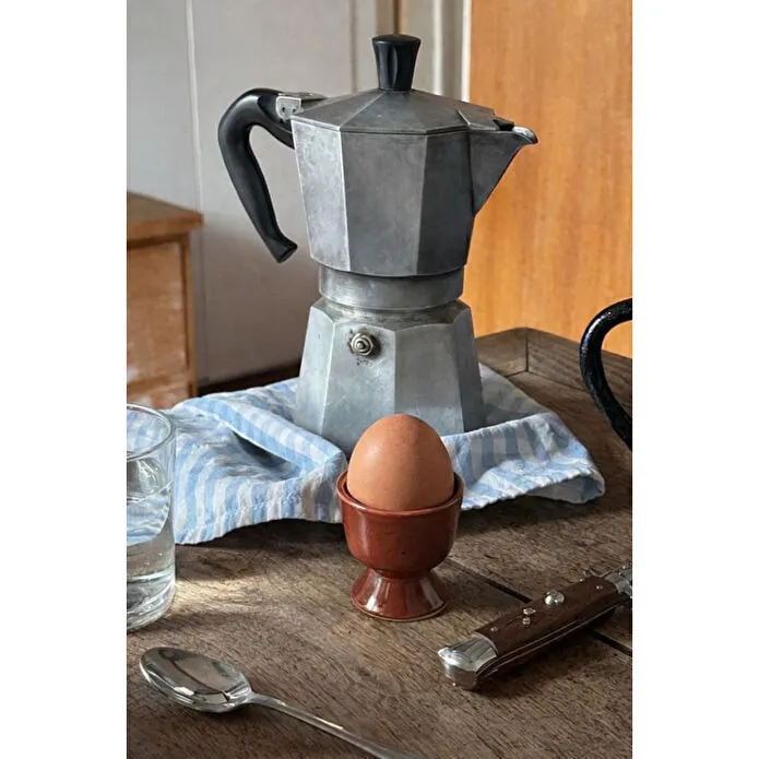 Beige & Stone Seramik Kahverengi Yumurta Kadehi – 2’li Set