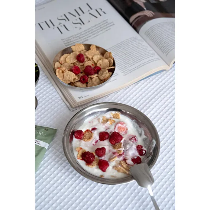 Beige & Stone Paslanmaz Çelik 15,5 Cm Çerez Kahvaltılık Tabağı