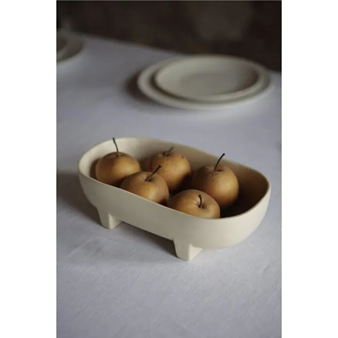 Beige & Stone X Duygu Batum Vanilya Servis Sunum Tabağı