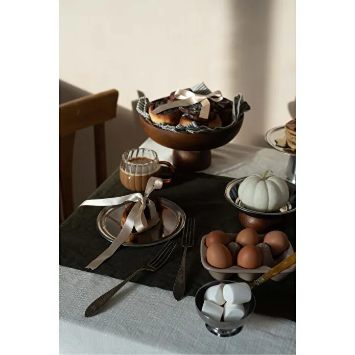 Beige & Stone Metal 18 Cm Tatlı Sunum Tabağı