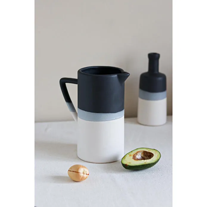 Beige & Stone Natural Stone Sürahi Antrasit