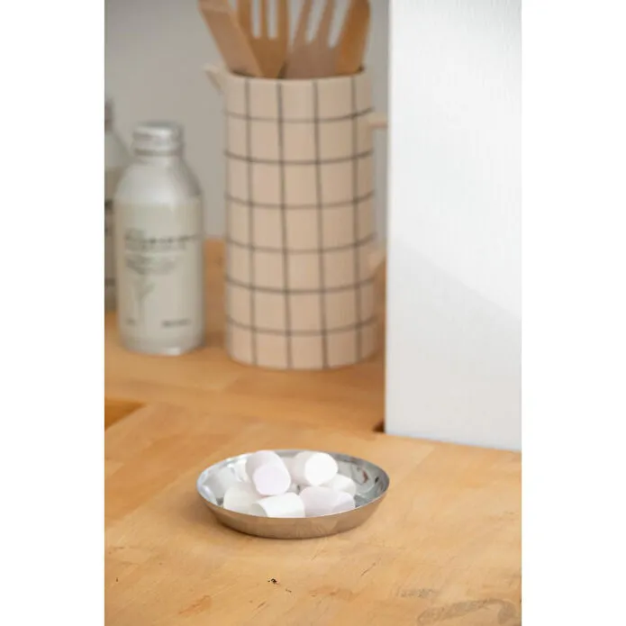 Beige & Stone Çelik 11,5 Cm Atıştırmalık Sosluk Mini Tabak