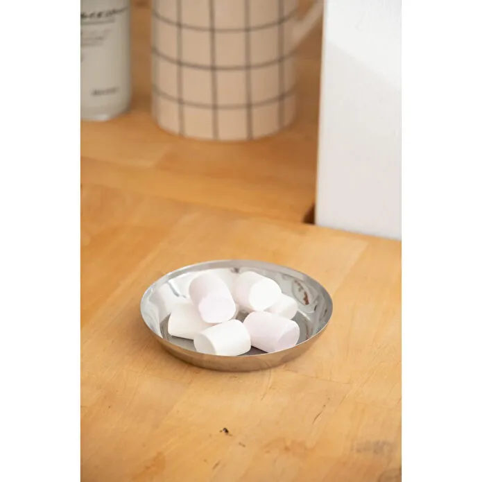 Beige & Stone Çelik 11,5 Cm Atıştırmalık Sosluk Mini Tabak