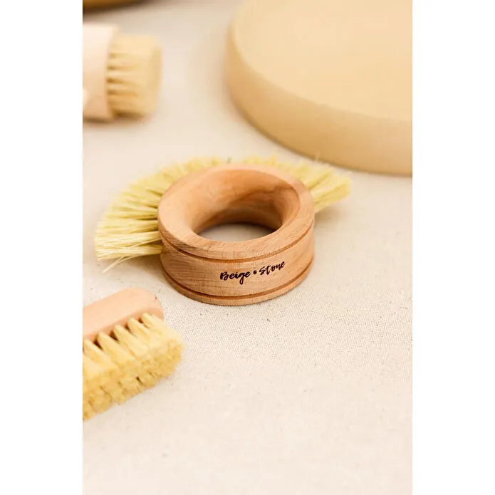 Beige & Stone Halka Bulaşık Fırçası