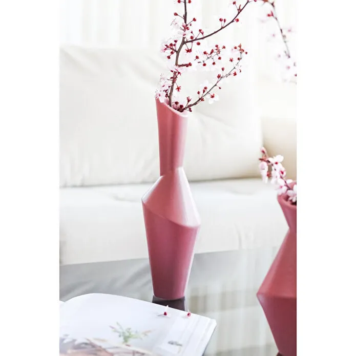 Beige & Stone Liena Vazo Dekoratif Obje