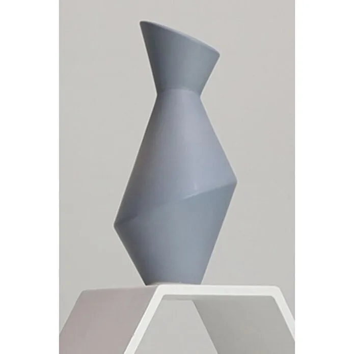 Beige & Stone Teza Vazo Dekoratif Obje