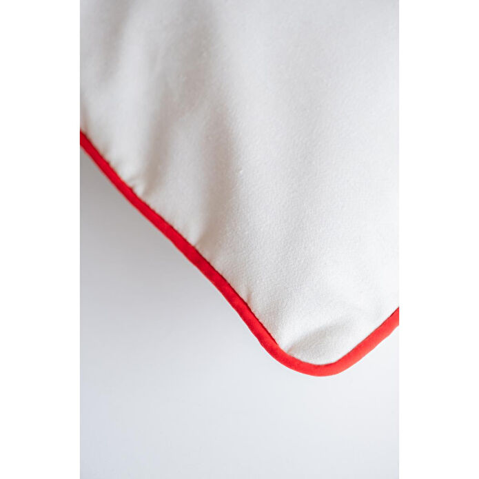 Beige & Stone Amerikan Bezi Biyeli 45x45 Yastık Kılıfı – Şık Ve Dayanıklı Kumaş