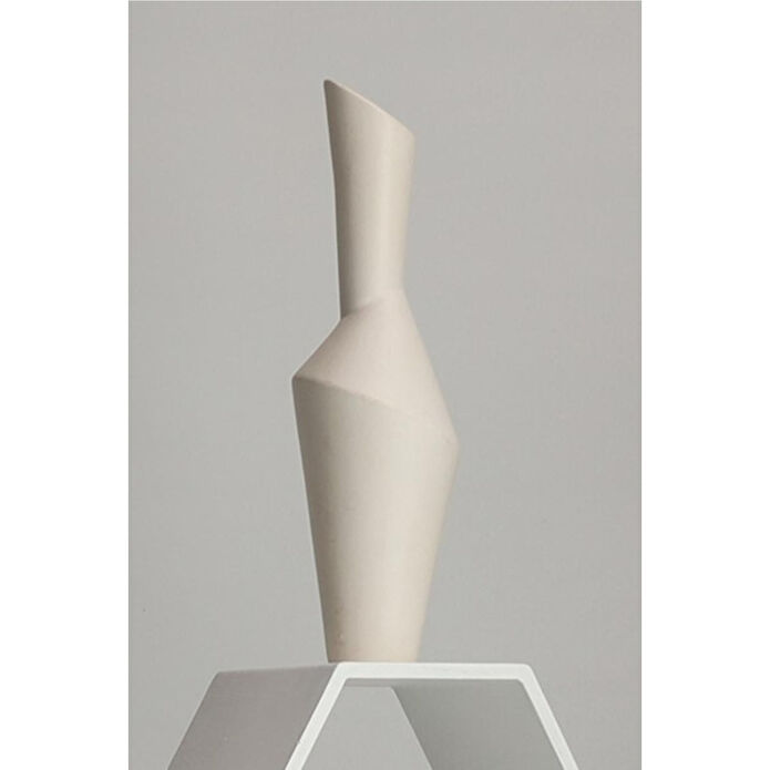 Beige & Stone Liena Vazo Dekoratif Obje