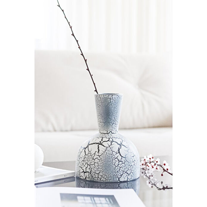 Beige & Stone Laura Antik Vazo Dekoratif Obje