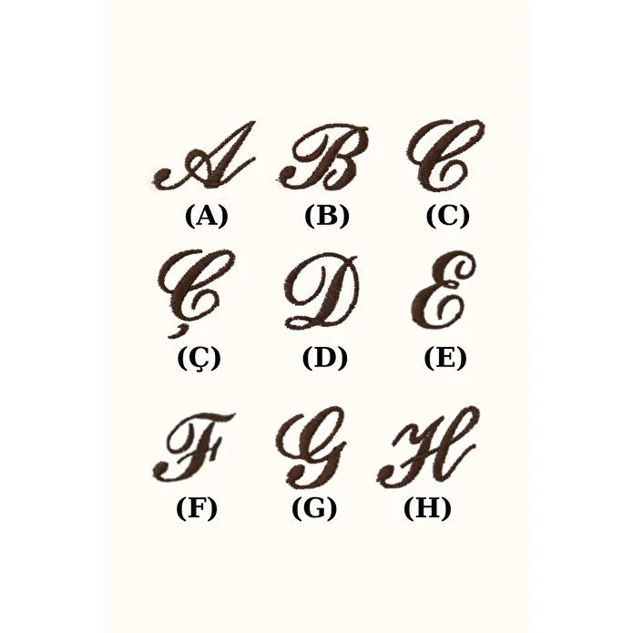 Beige & Stone Pamuklu Waffle Kişiye Özel Tüm Saç Şekillendiriciler Seyahat Çantası