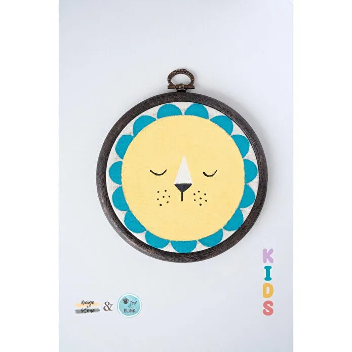 Beige & Stone X Blink Studio Colour Like Never Before Çocuk Figürleri Kasnak Boyama Seti