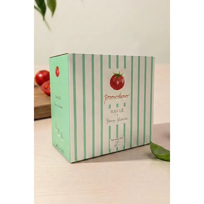 Rakle Pomodoro 3'lü Kavanoz Seti 970 Cc/ 630 Cc/ 430 Cc