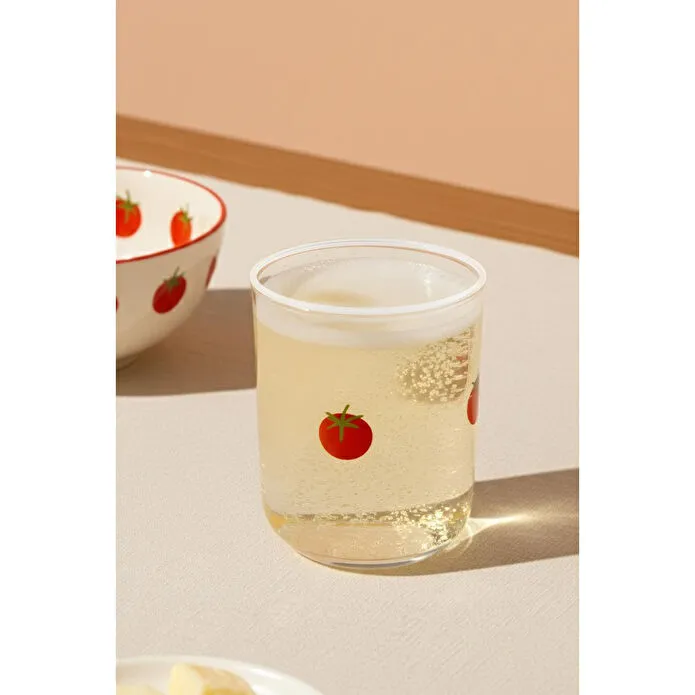 Rakle Pomodoro Desenli 2'li Su Bardağı Seti 350 Cc