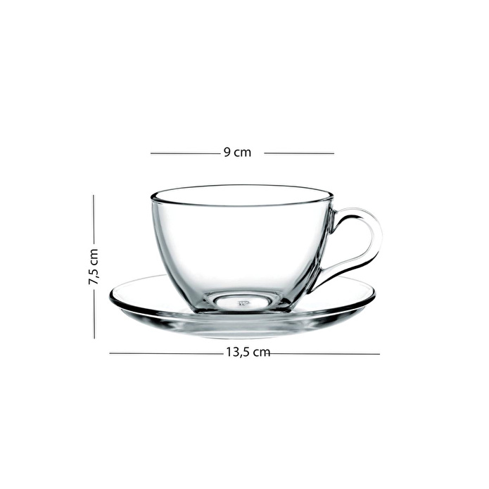 Rakle Darrel 2'li Çay Fincanı Seti 240 Cc