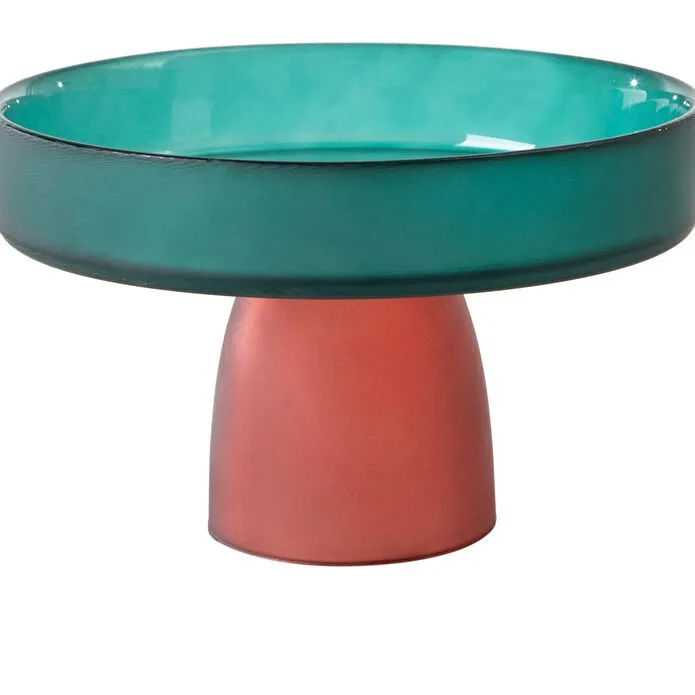 Mudo Home Colors Ayakli Cam Sunum 18cm- Yeşi̇l